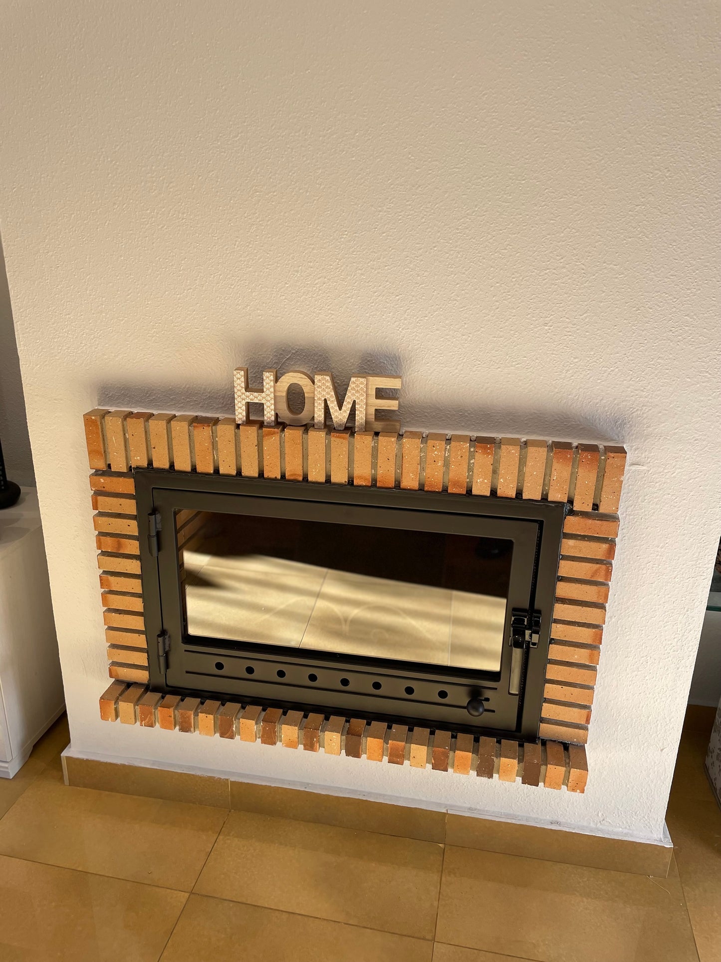 Puerta con Cristal para Chimenea