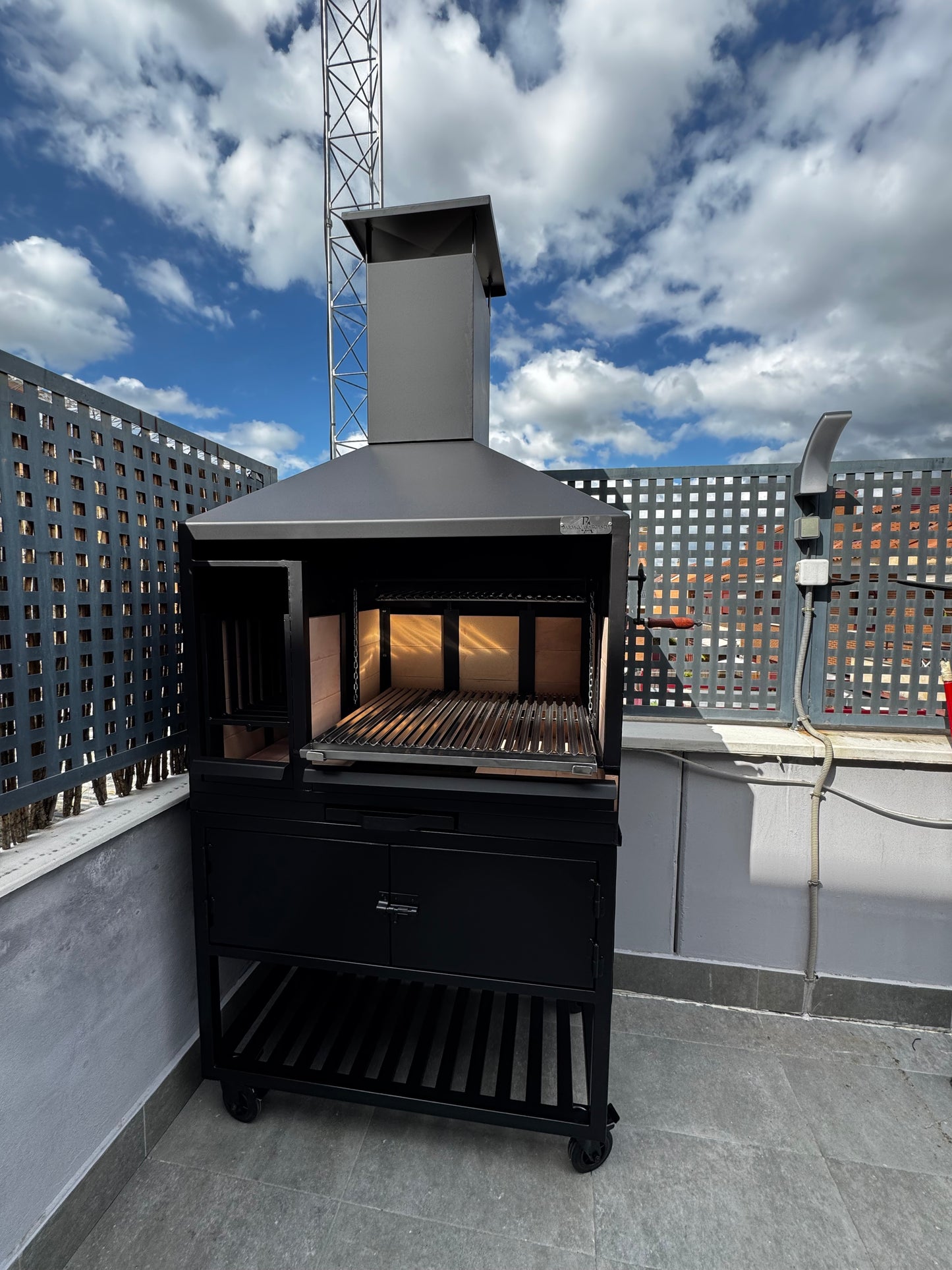 Barbacoa Premium con Armario Personalizado