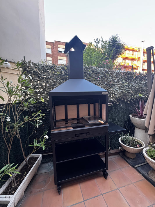 Barbacoa Modelo Elite con Carro