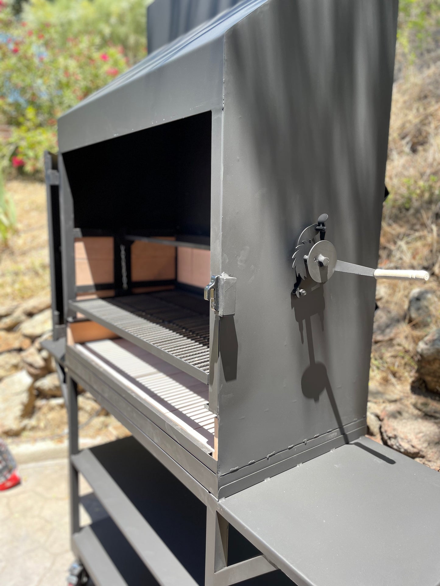 Barbacoa con Salida de Humo Parte Superior Trasera