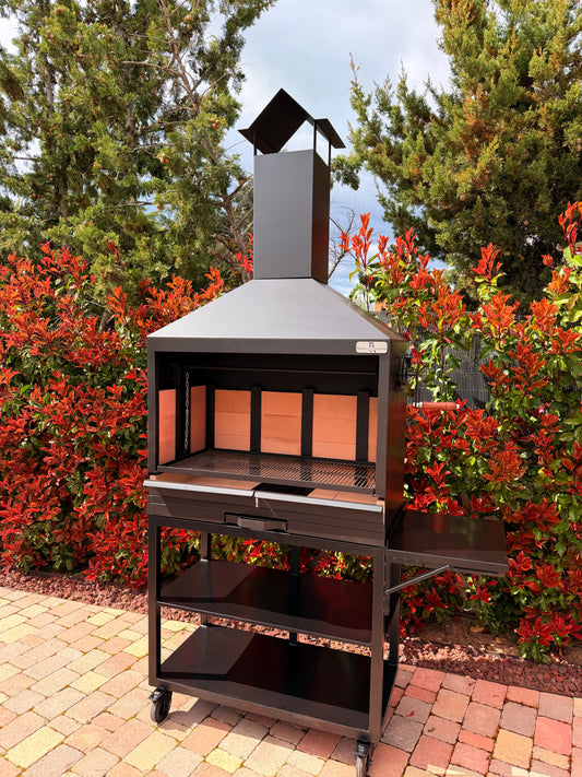 Barbacoa Modelo Elite con Carro 100