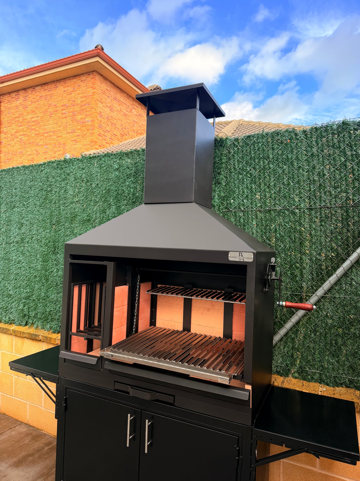 Barbacoa Premium con Armario 110