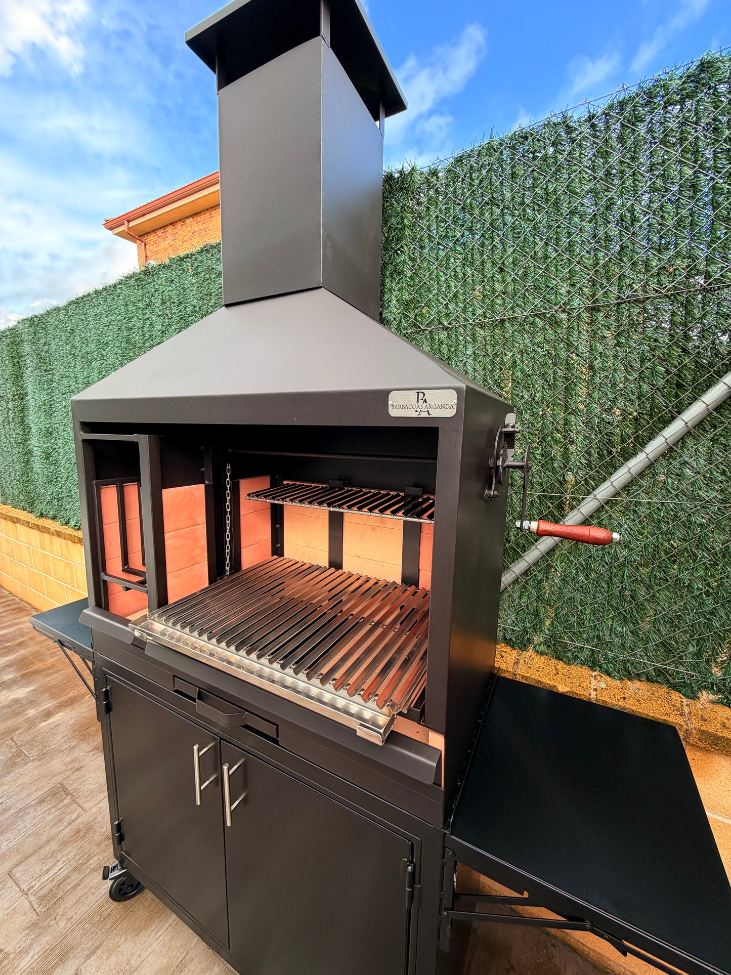 Barbacoa Premium con Armario 110