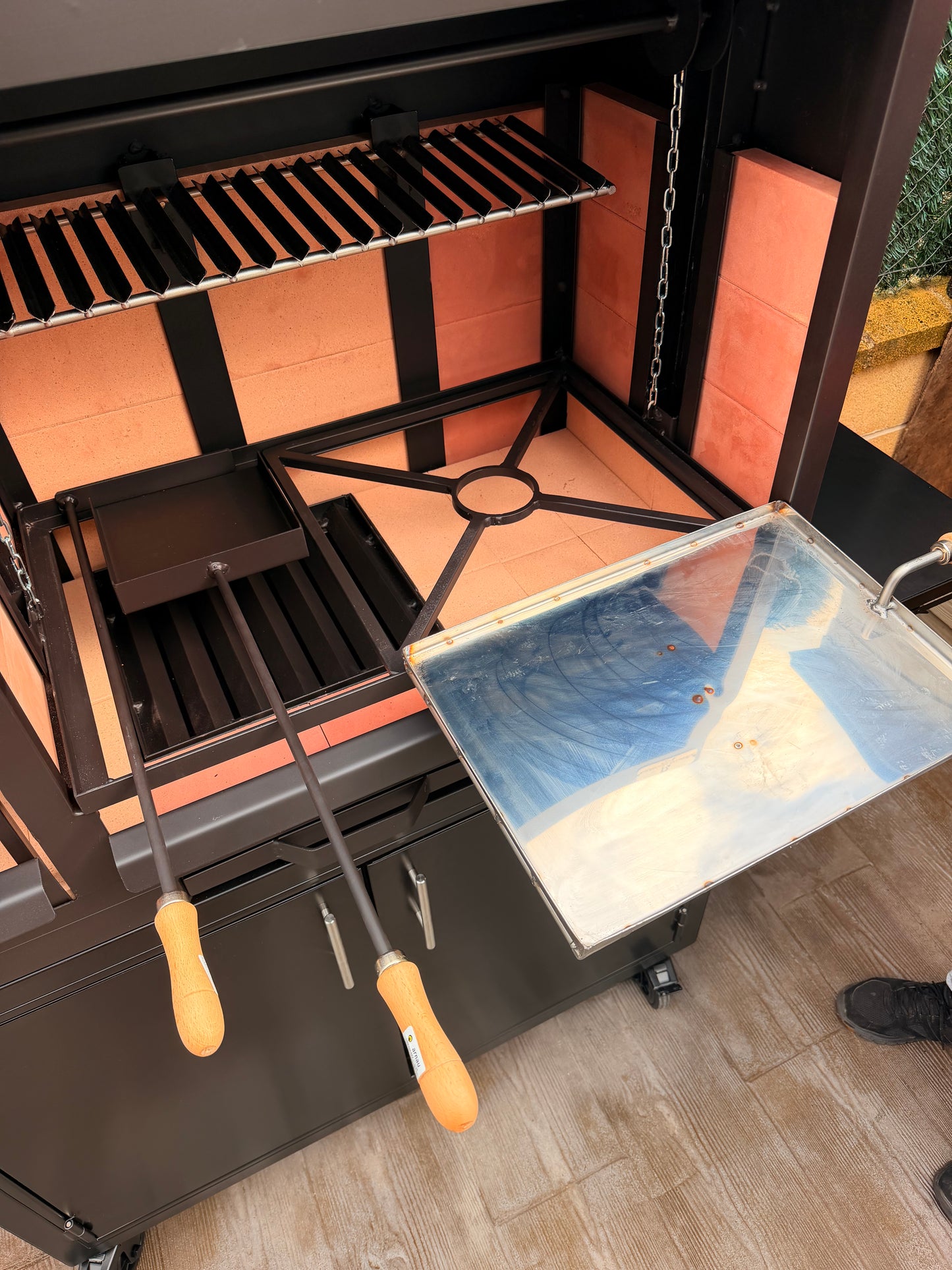 Barbacoa Premium con Armario 110