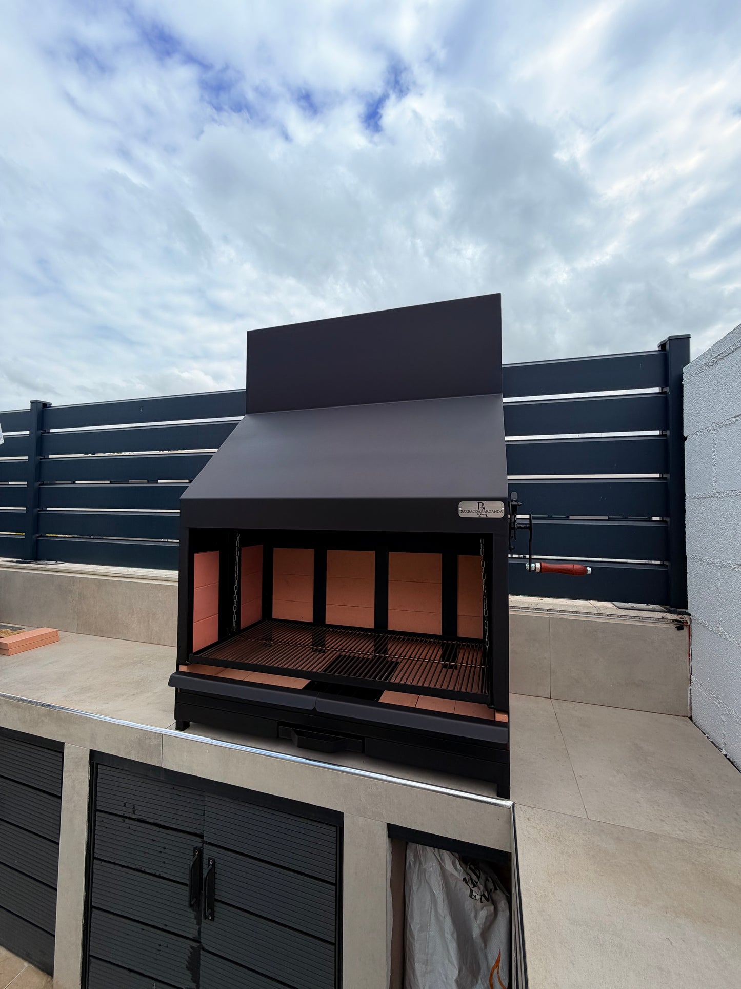 BBQ Salida de Humo Parte Frontal Superior