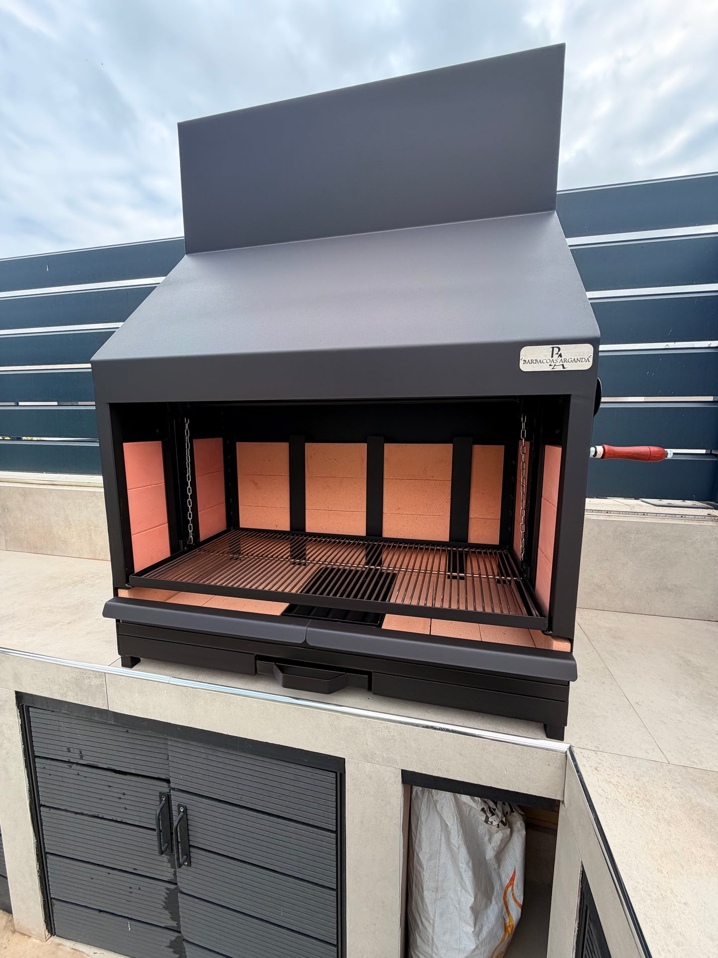 BBQ Salida de Humo Parte Frontal Superior