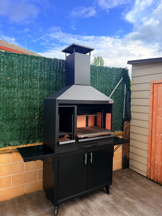 Barbacoa Premium con Armario 110