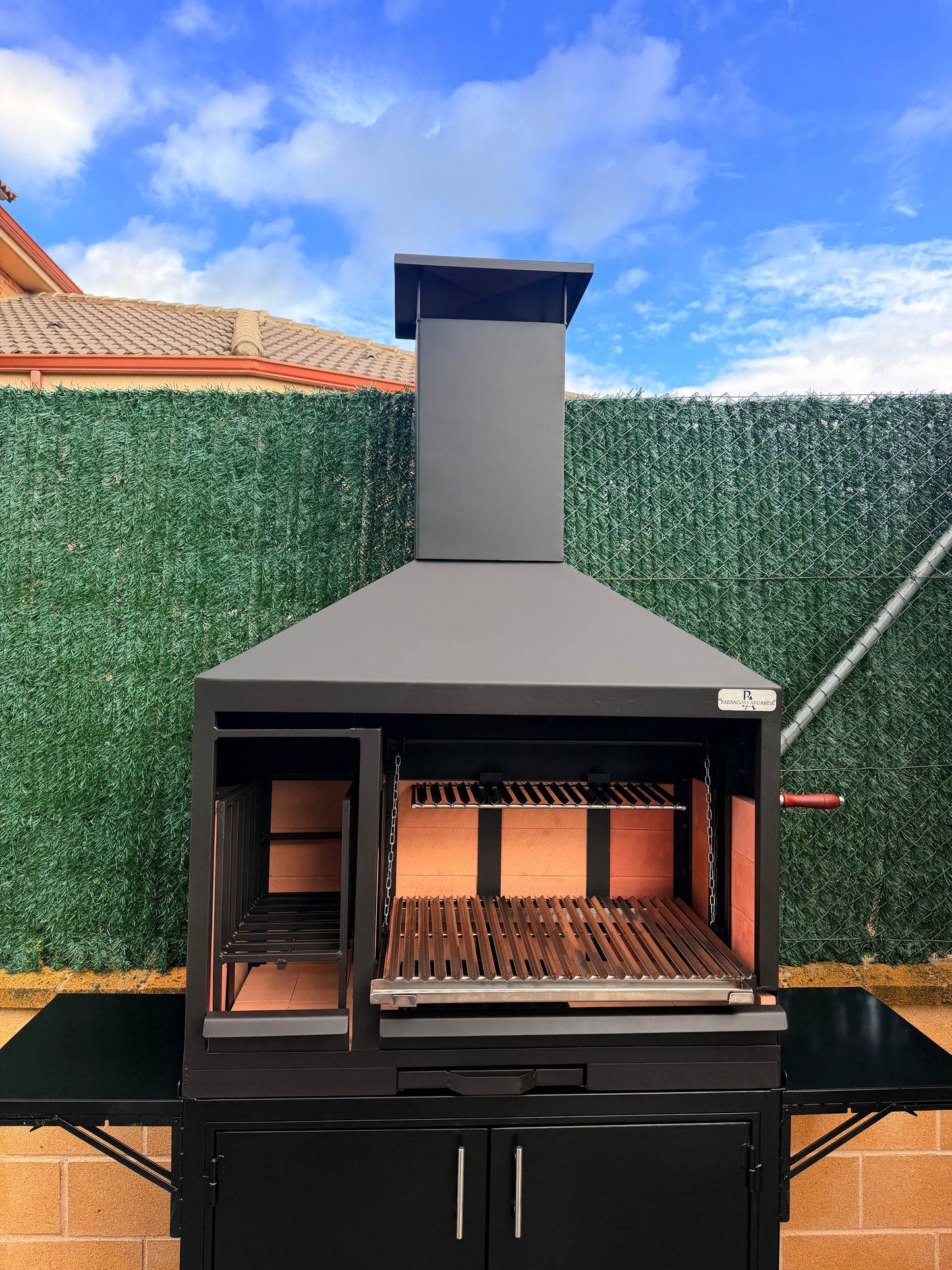 Barbacoa Premium con Armario 110