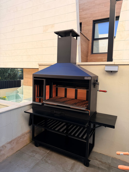 Barbacoa Modelo Premium 130 + Carro con Mesa Frontal